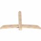 Ekena Millwork Bellingham Smooth Timber Gable Bracket, Douglas Fir, 72"W x 45"H x 3 1/2"D x 5 1/2"F, 15/12 Pitch GBW072X45X0406BEL00SDF - alternate 2